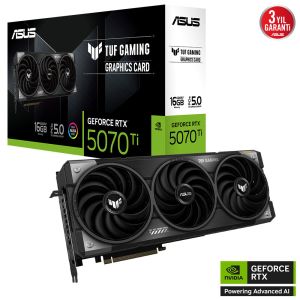 Asus TUF Gaming GeForce RTX 5070 Ti 16GB GDDR7 256 Bit DLSS 4 Ekran Kartı