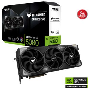 Asus TUF Gaming GeForce RTX 5080 16GB GDDR7 256 Bit DLSS 4 Ekran Kartı